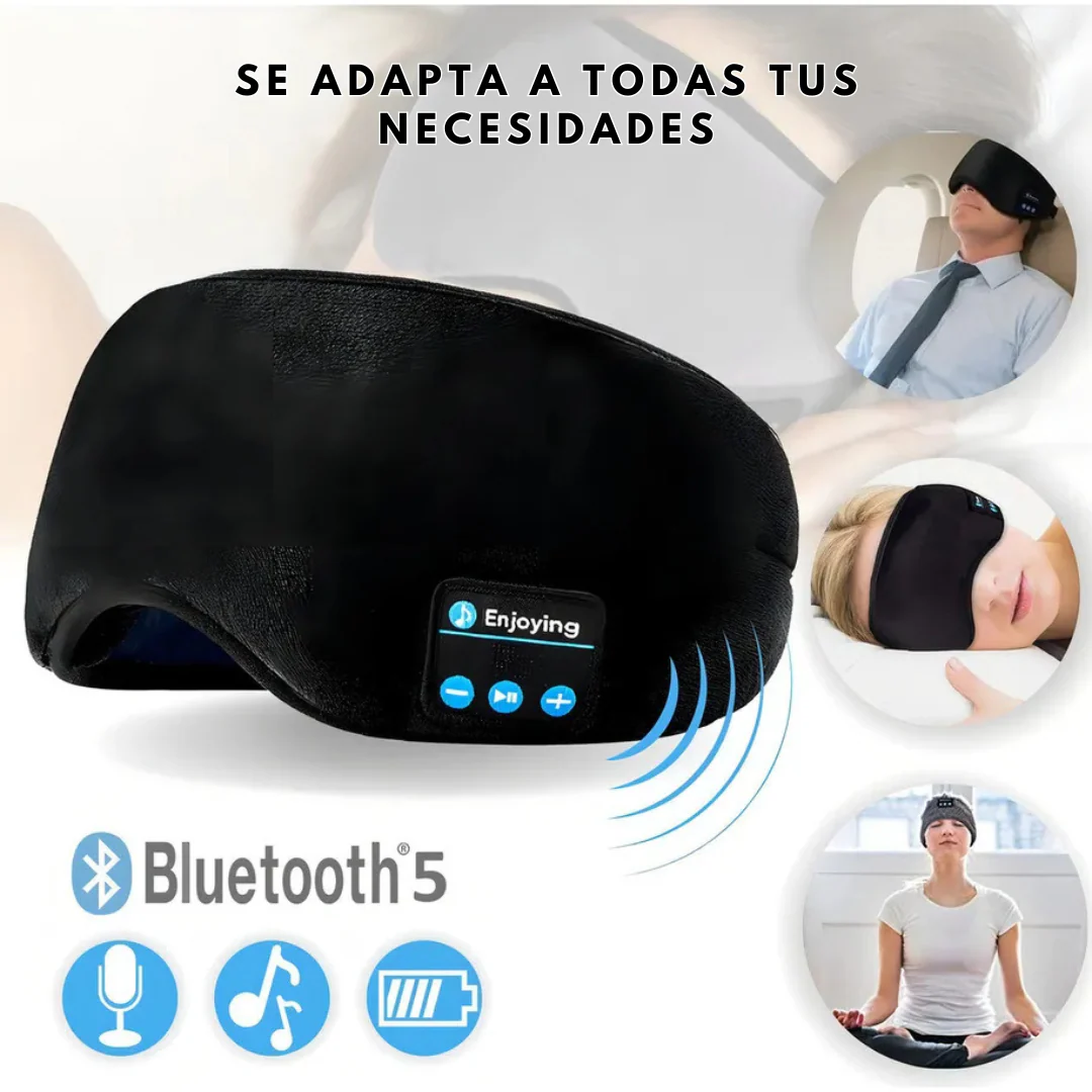 ANTIFAZ BLUETOOTH CON AUDIFONOS PARA DORMIR